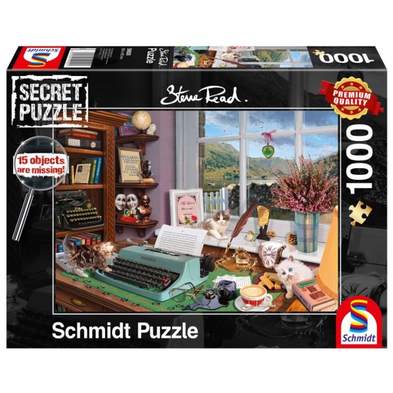 PQ Puzzle 1000 el. STEVE READ (Secret Puzzle) Na biurku Schmidt ...